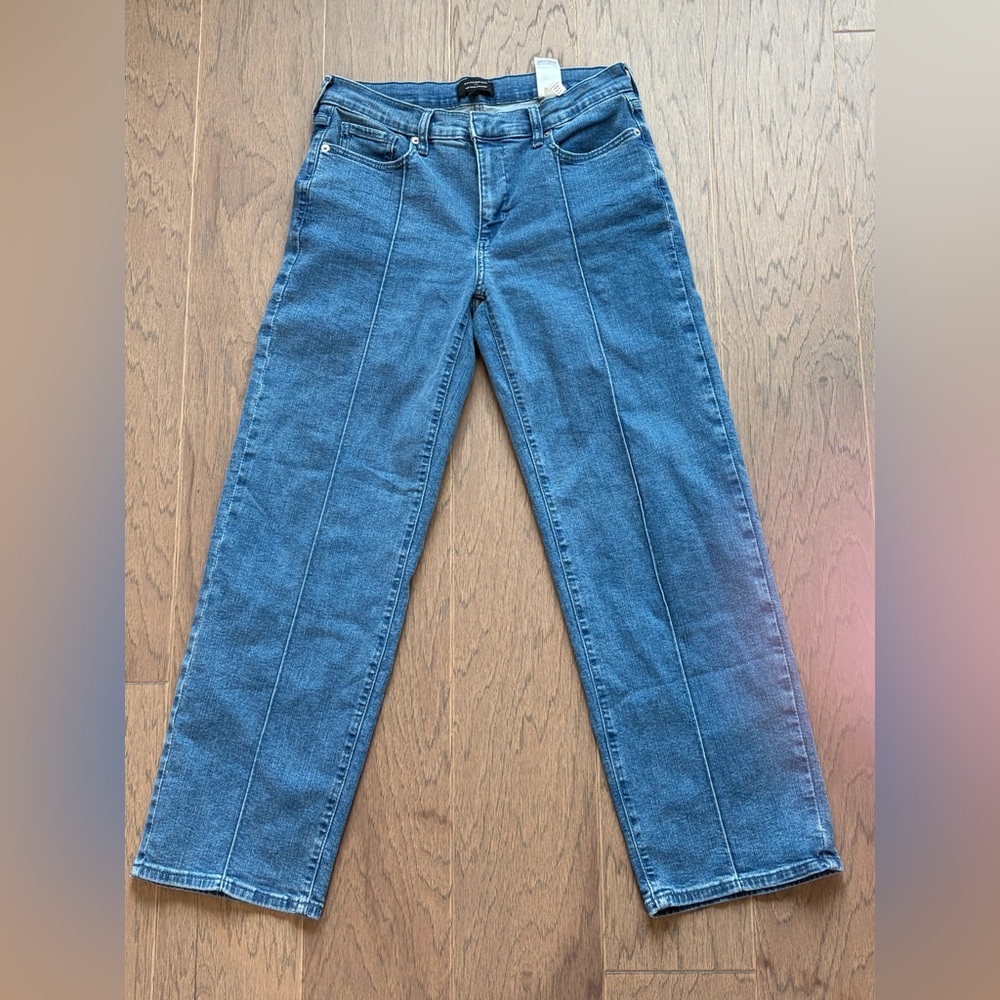 Banana Republic Women's Straight Leg Blue Jeans